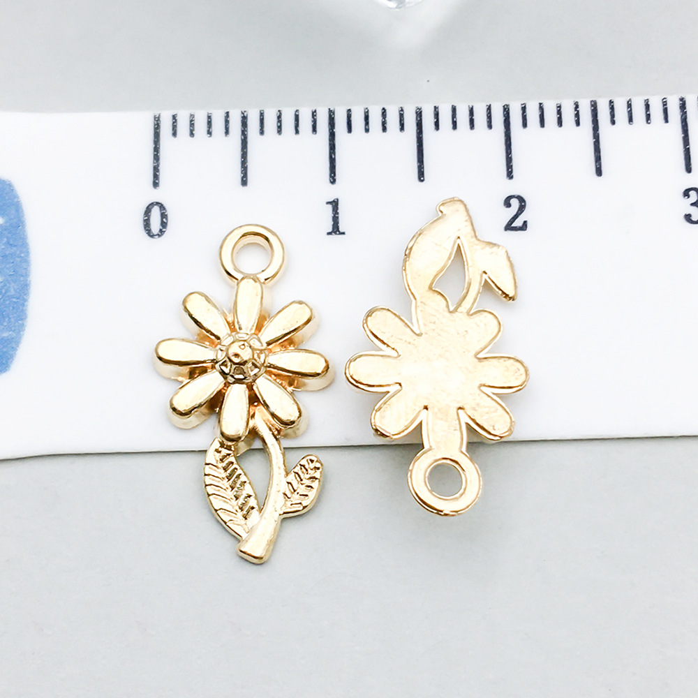 1 kc gold flower 17*10mm-0.7g-20505