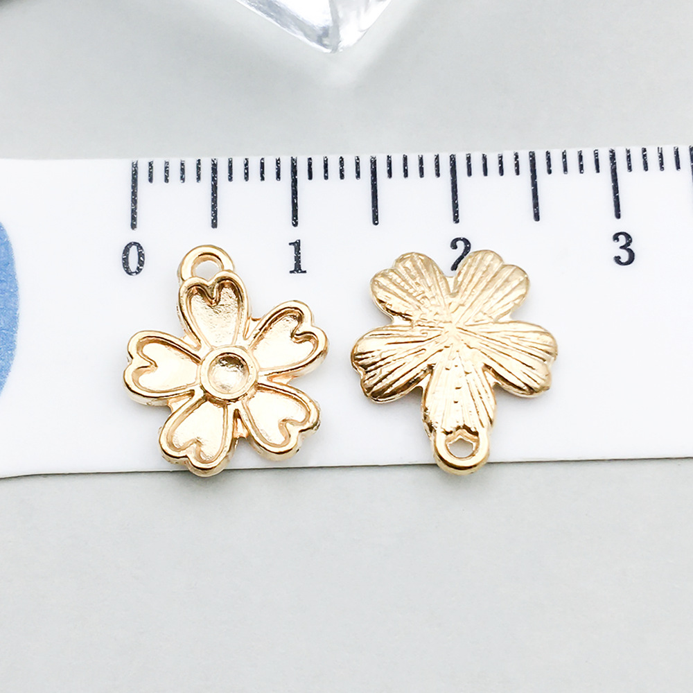 1 kc gold flower 14*12mm-0.7g-20515