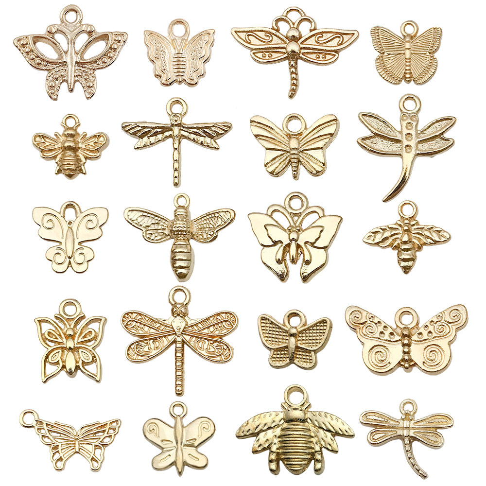 Mix 20pcs kc gold butterflies series-17.7g-sn848