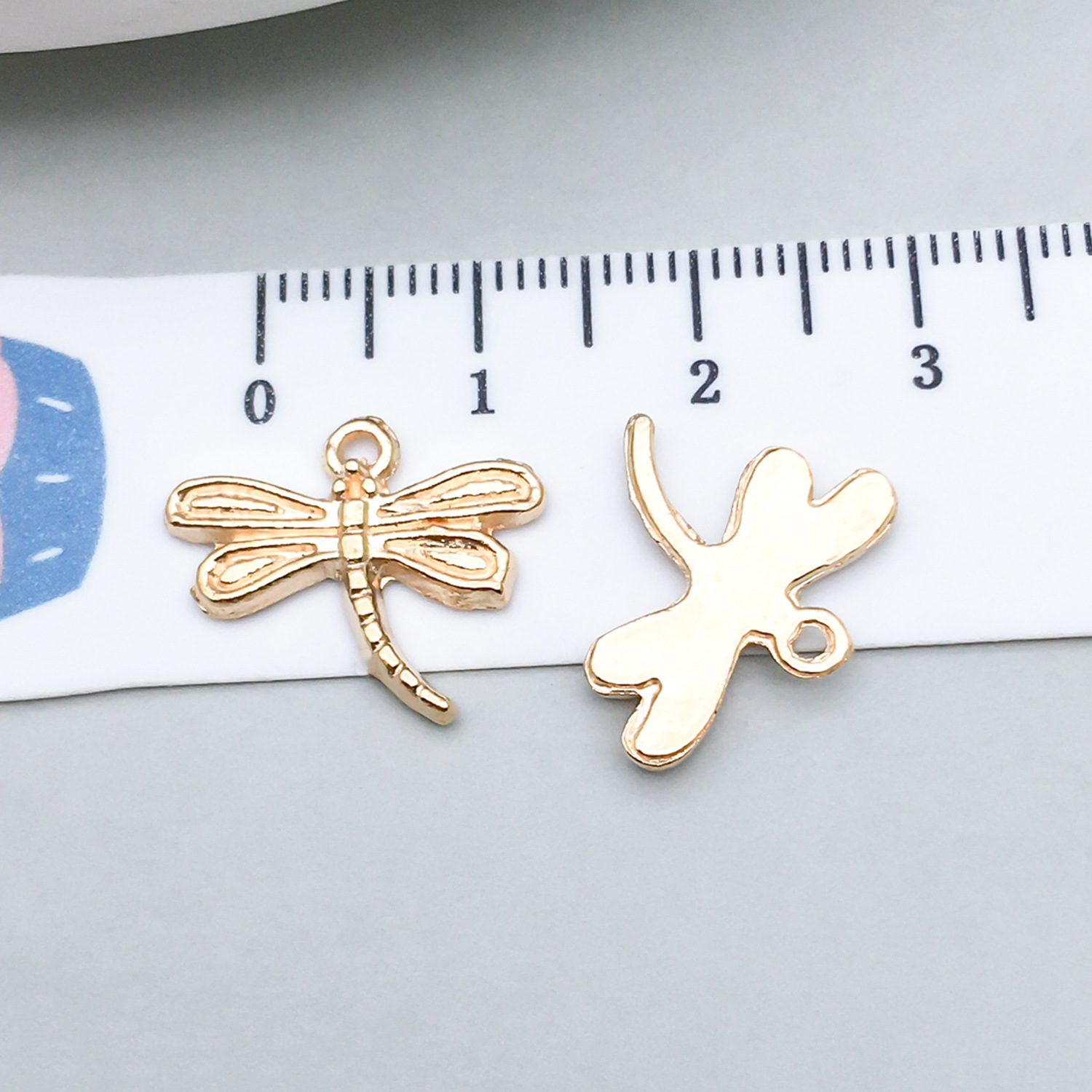 1 kc gold dragonfly 17*15mm-0.8g-11625