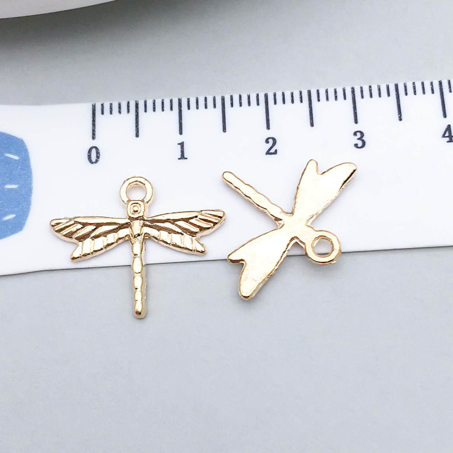 1 kc gold dragonfly 20*16mm-0.7g-20134