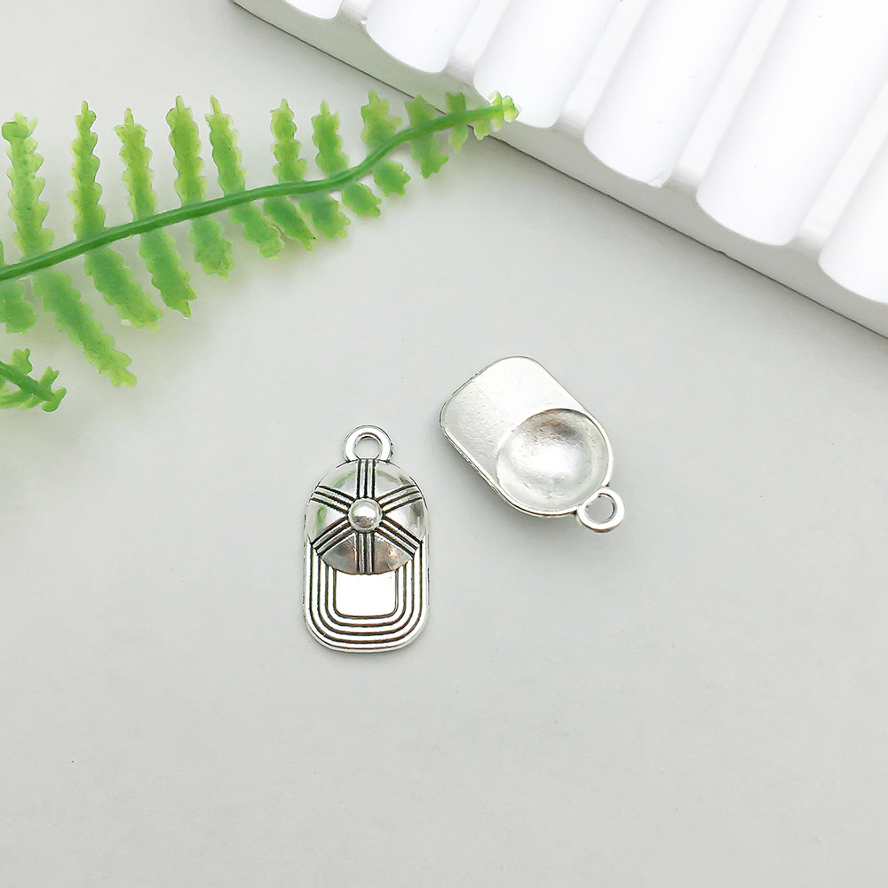 1 ancient silver hat 10*19mm-1.1g-11306