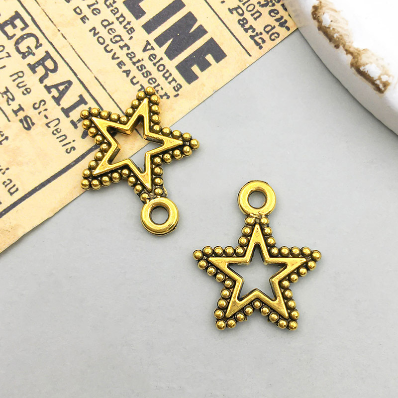1 ancient gold star 15*17mm-1g-10238