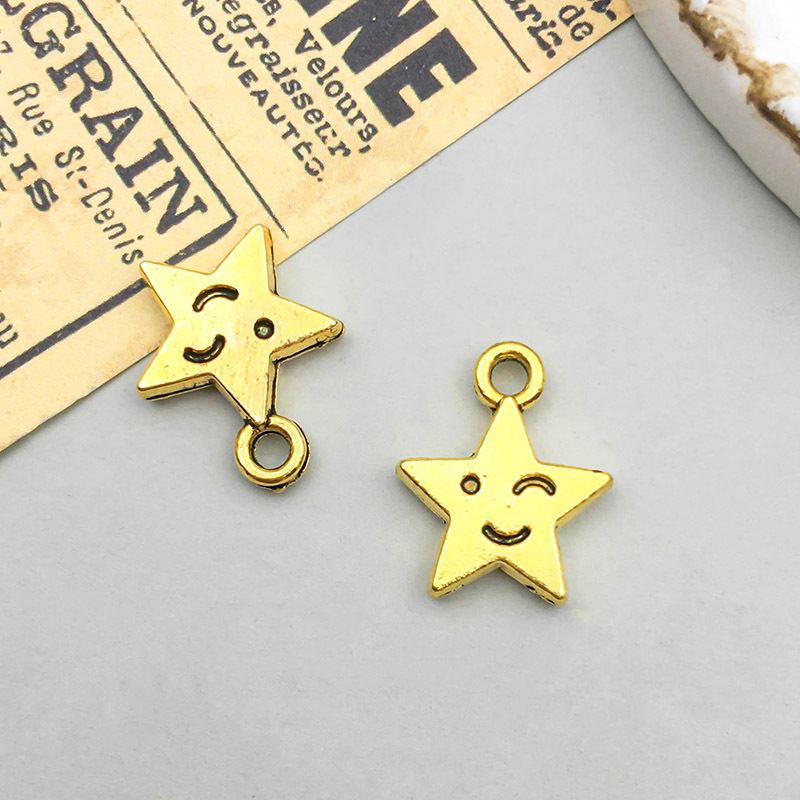 1 ancient gold star 11*14mm-1g-13562