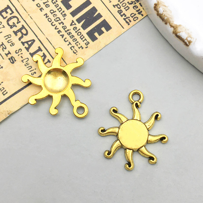 1 ancient golden sun 16*18mm-0.8g-13569