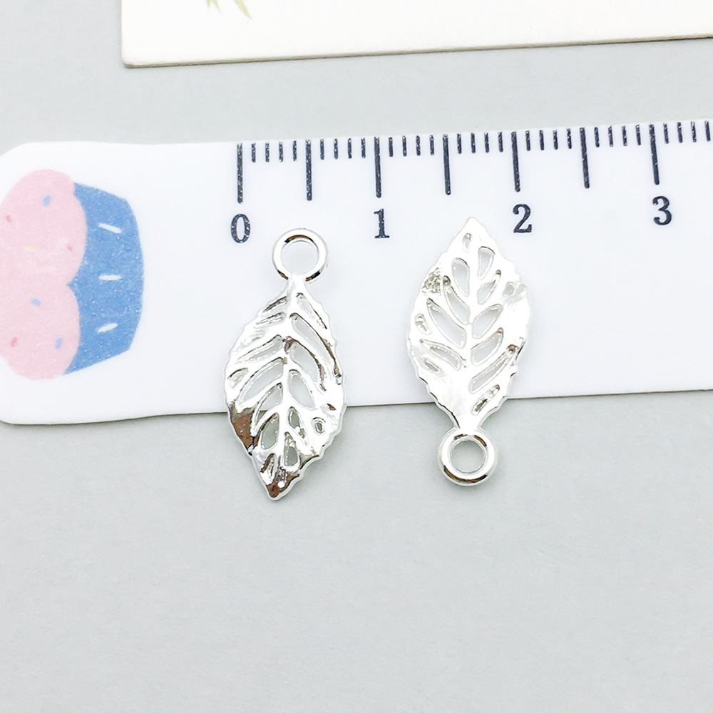 1 bright silver leaf 19*8mm