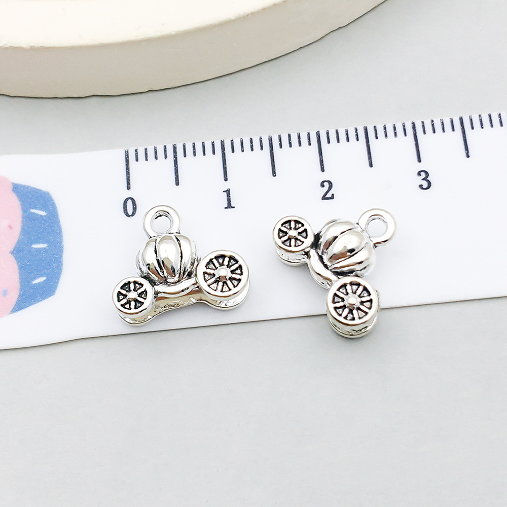 1 ancient silver pumpkin car 12*13mm-1.5g-8085