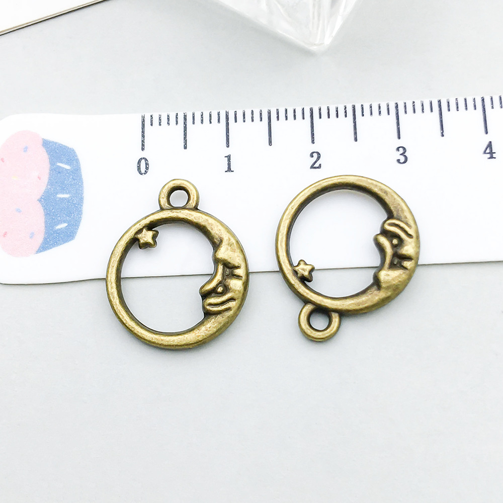 1 ancient green moon star 16*19mm-1.5g-9063