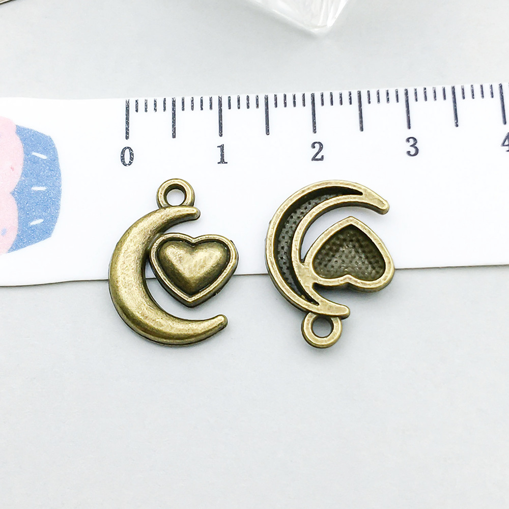 1 ancient green love moon 13*18mm-1.4g-20858