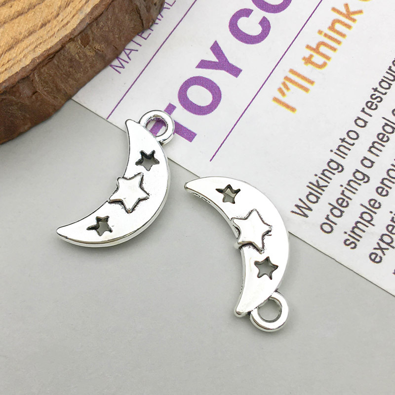 1 ancient silver moon 9*19mm-1g-10956