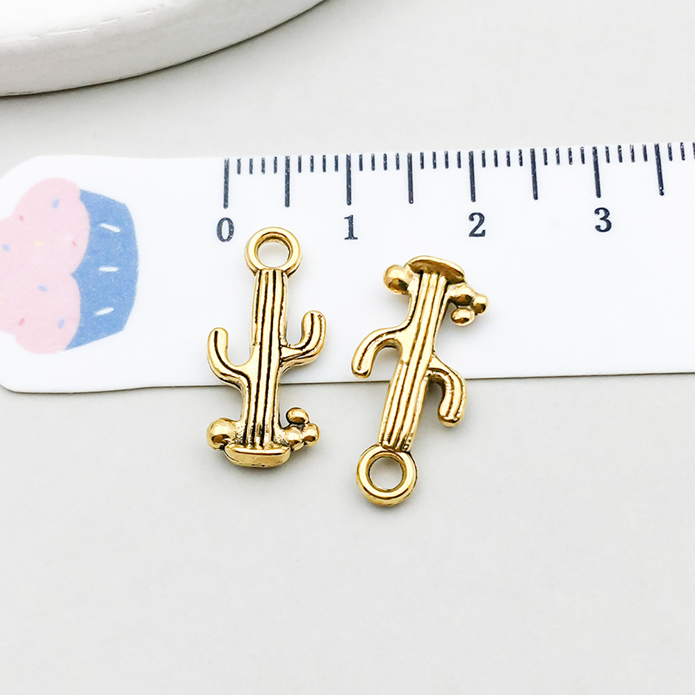 1 ancient gold cactus 20*9mm-1g-19224