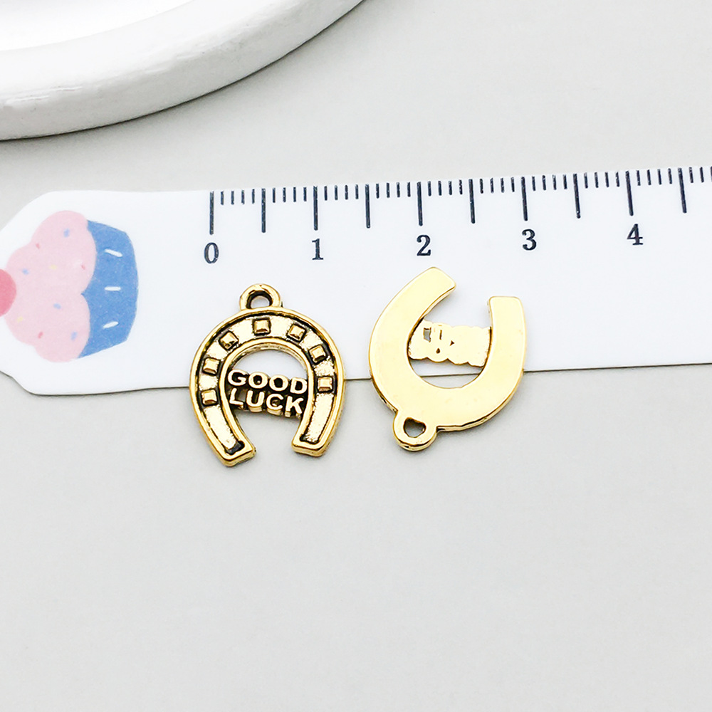 1 ancient gold horseshoe 17*14mm-1.2g-19248