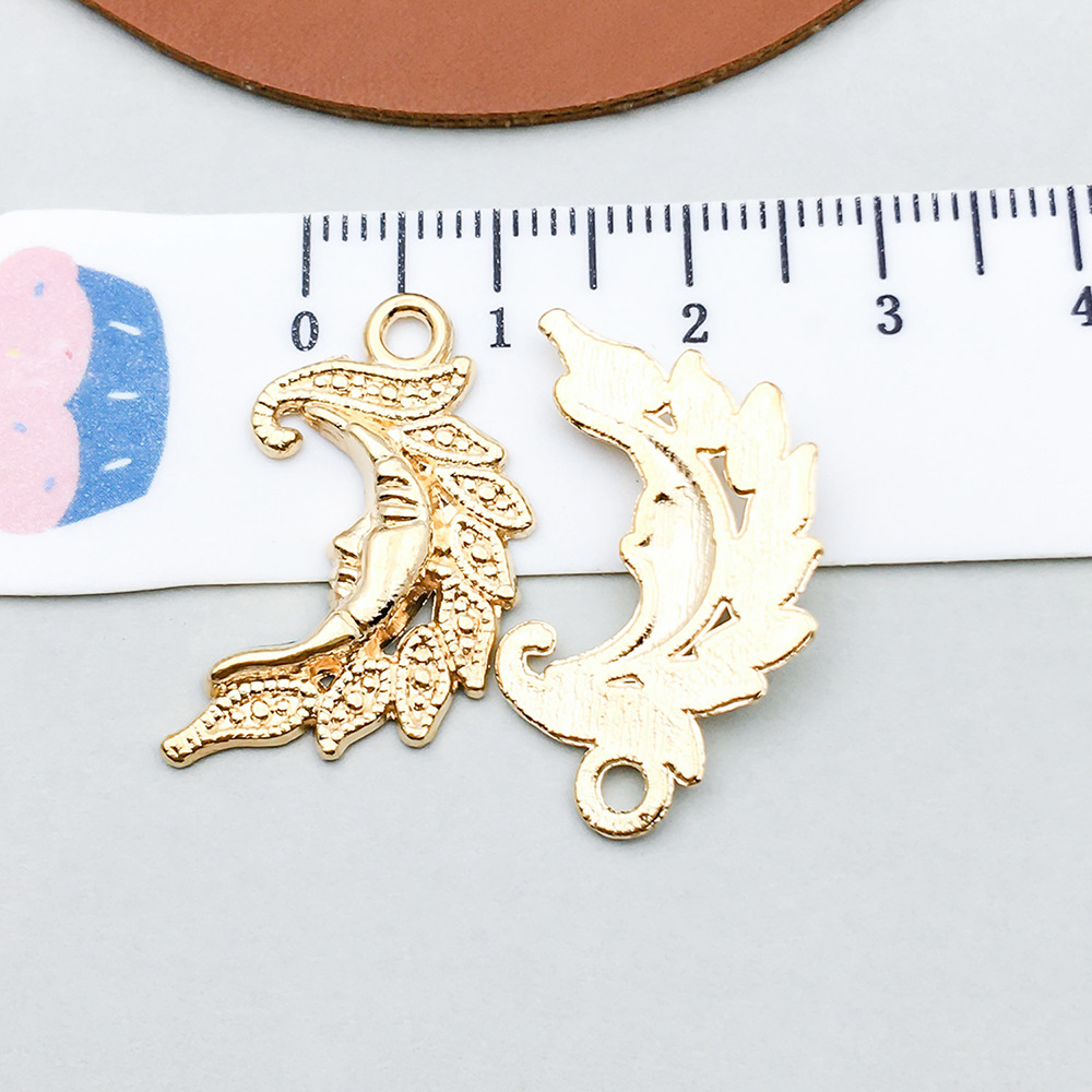 1 kc gold moon 16*27mm-1.5g-18238