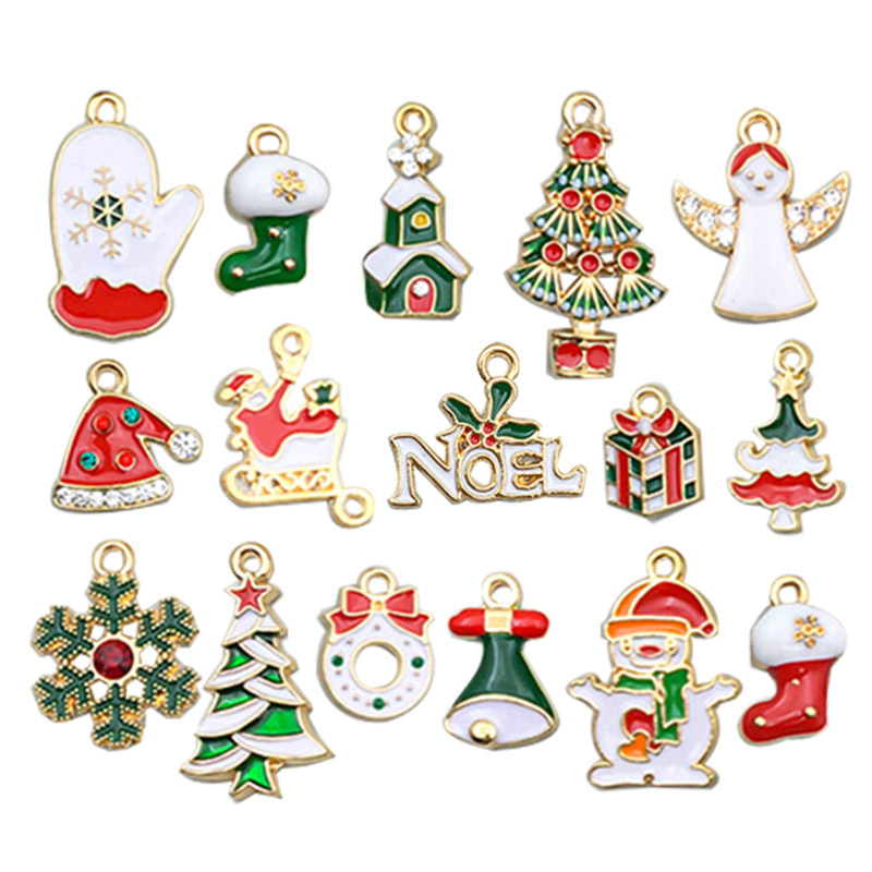 Mixed with 20pcs dripping oil Christmas new-HK471