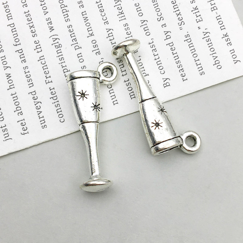 1 ancient silver wine glass 10*25mm-2g-10550