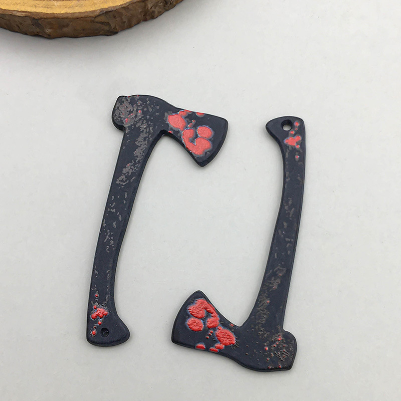 1 Halloween acrylic blood ax 24*50mm-1g-16983