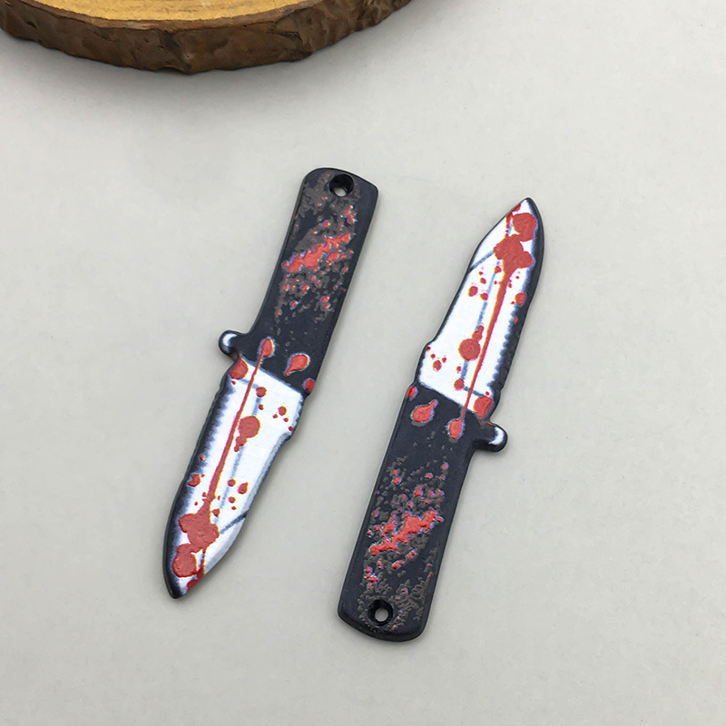 1 Halloween Acrylic Blood Dagger 12*50mm-1g-16986