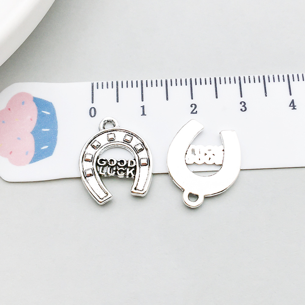 1 ancient silver horseshoe 17*14mm-1.1g-19239