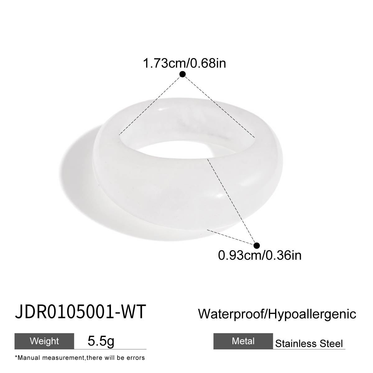 finger ring JDR0105001-WT