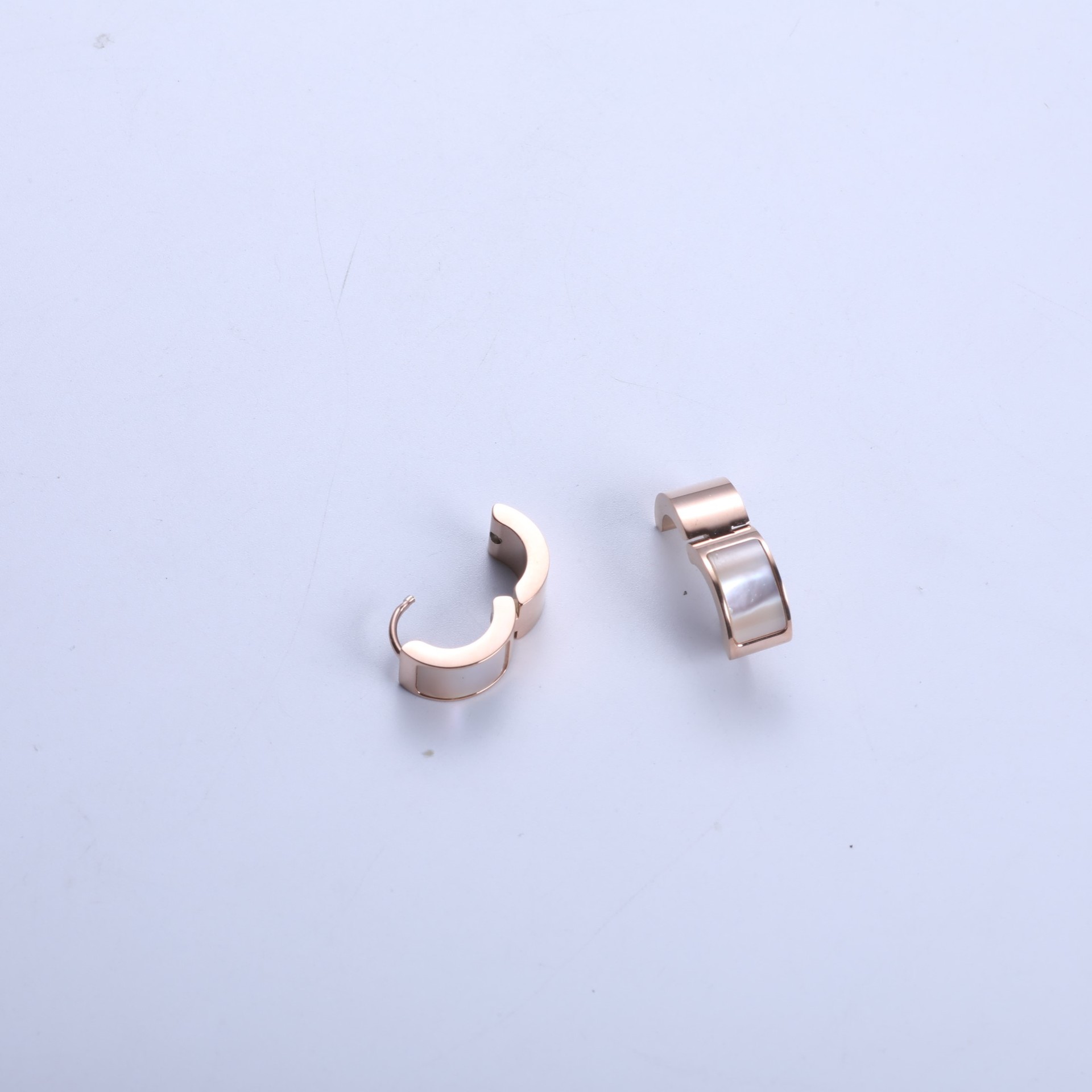 Rose gold earrings