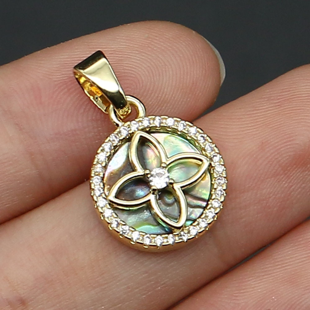 abalone shell pendant