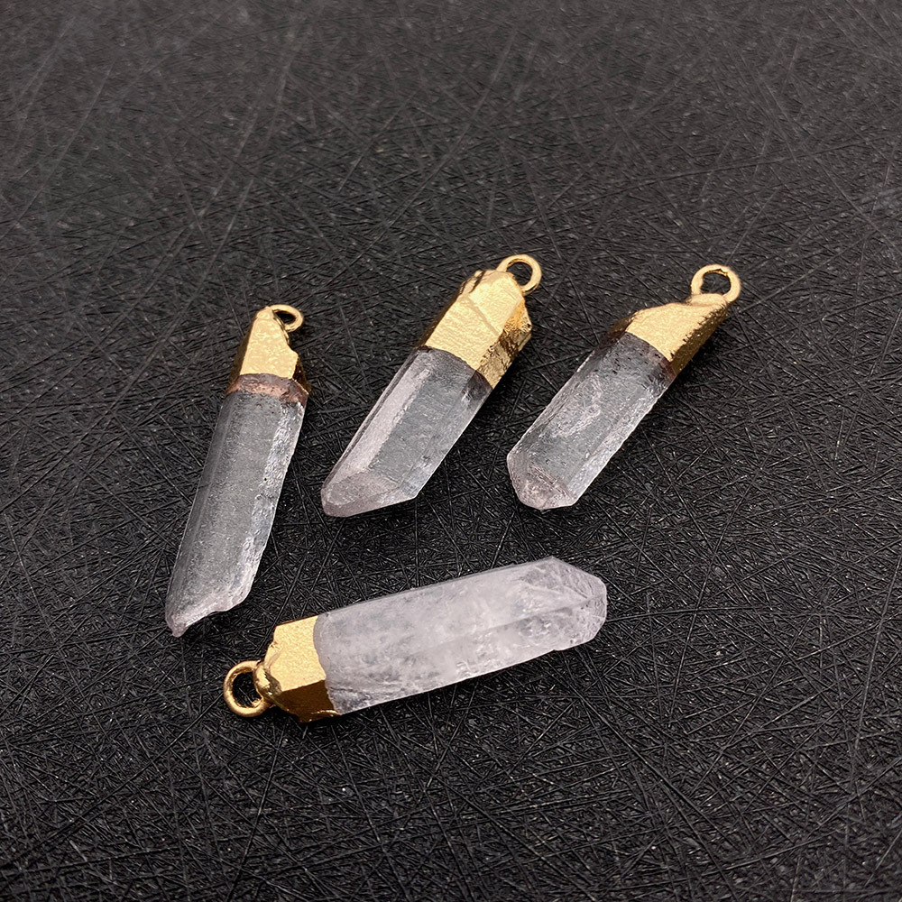 White Crystal Gold Single Hole