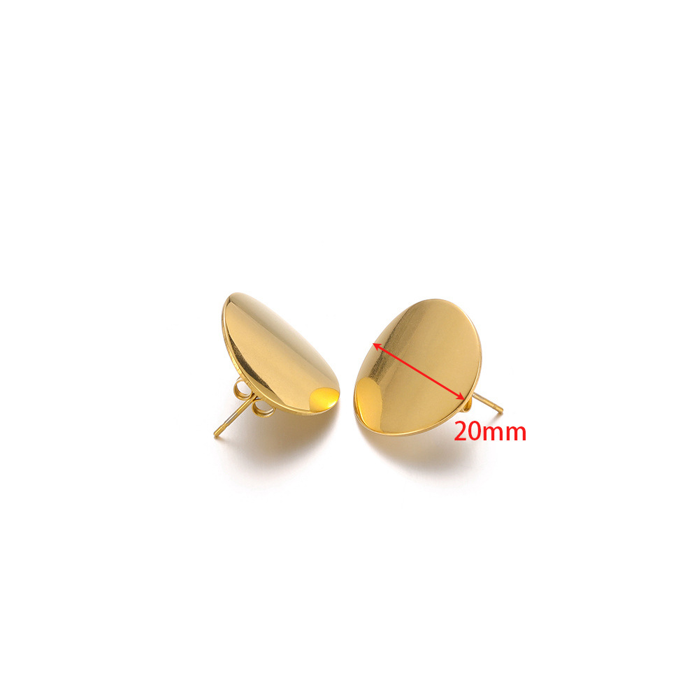 20mm  gold  Arc surface  Curved surface
