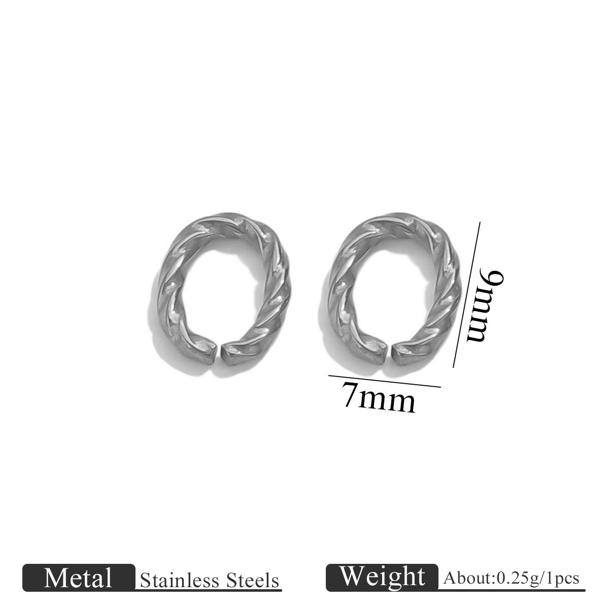 Steel color 1.5 thread wire