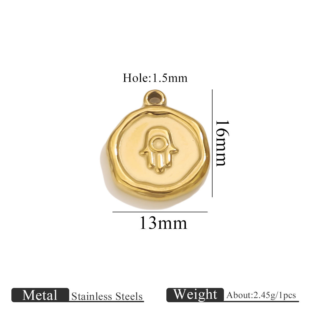 Golden small pendant-palm