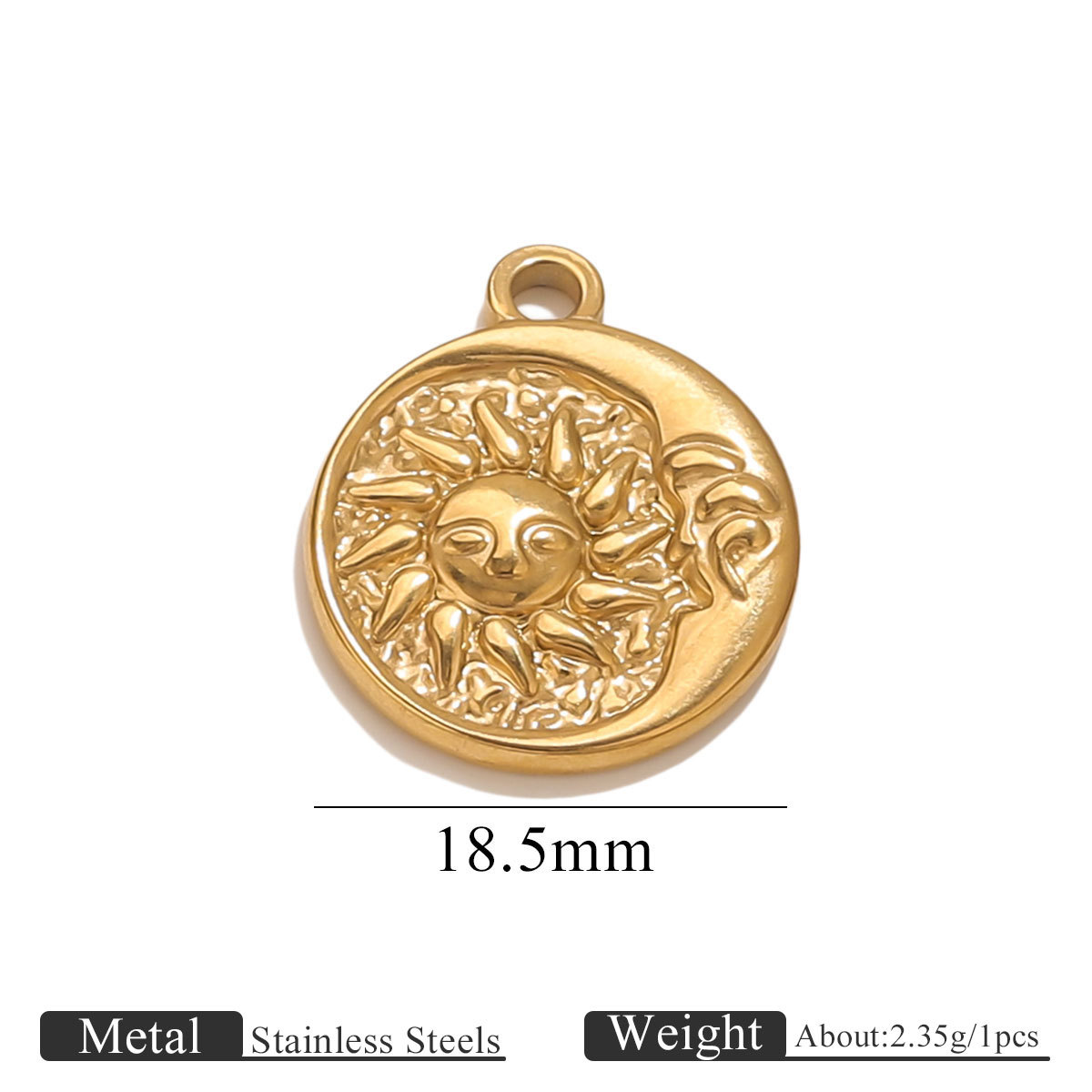 Hydraulic sun moon medium - gold