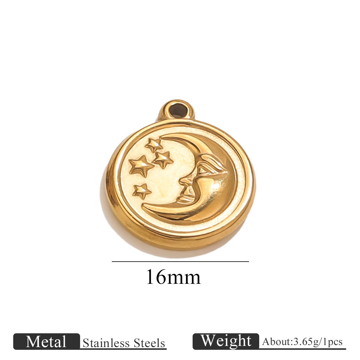 Hydraulic moon star trumpet-gold