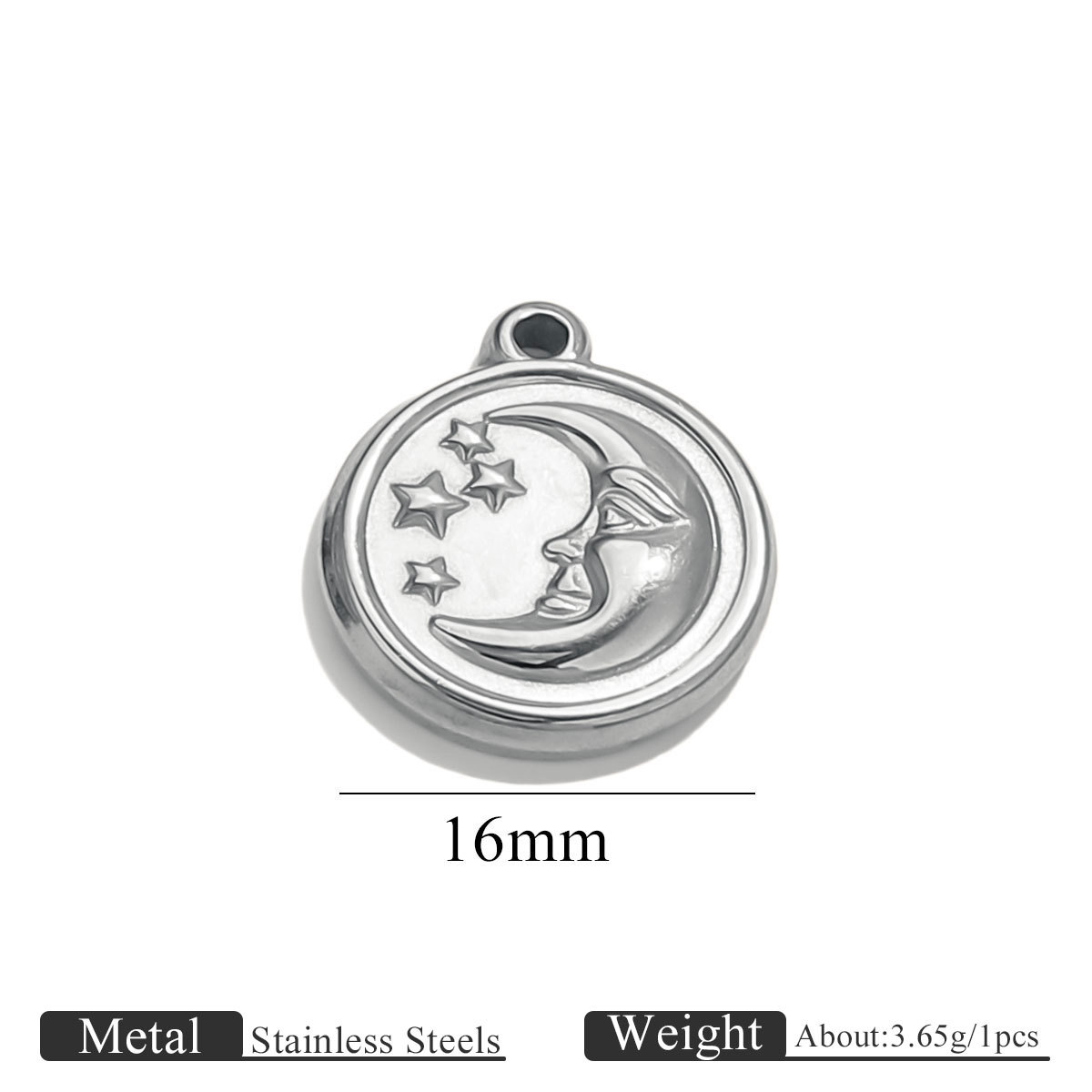 Hydraulic moon star trumpet-steel color