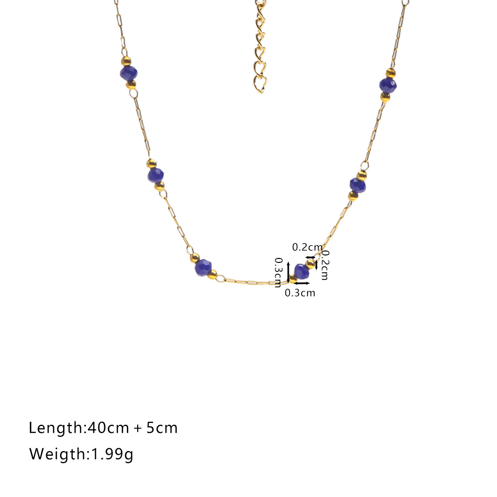 Sapphire blue necklace
