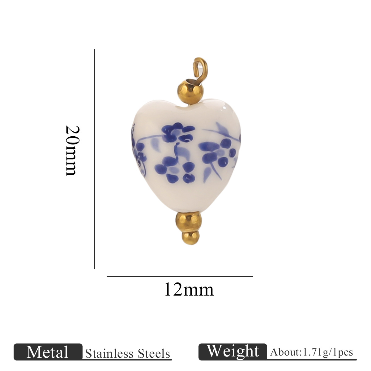 Love blue and white floral