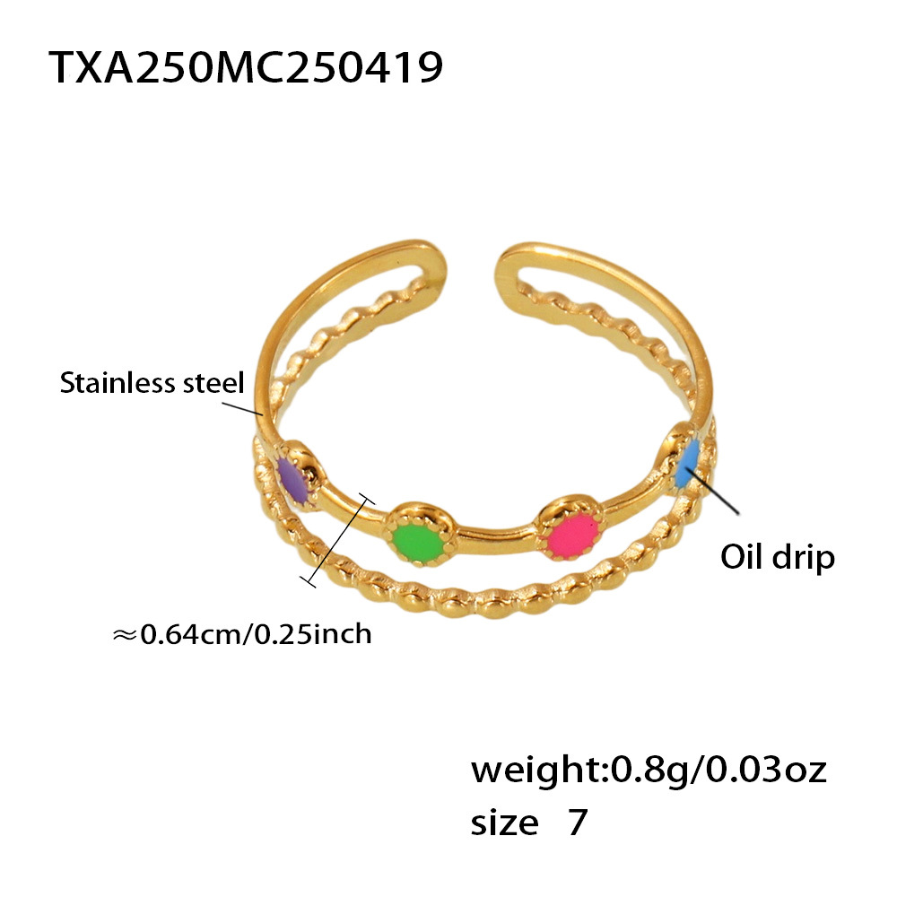 Txa250-golden devil's eye ring-no. 7
