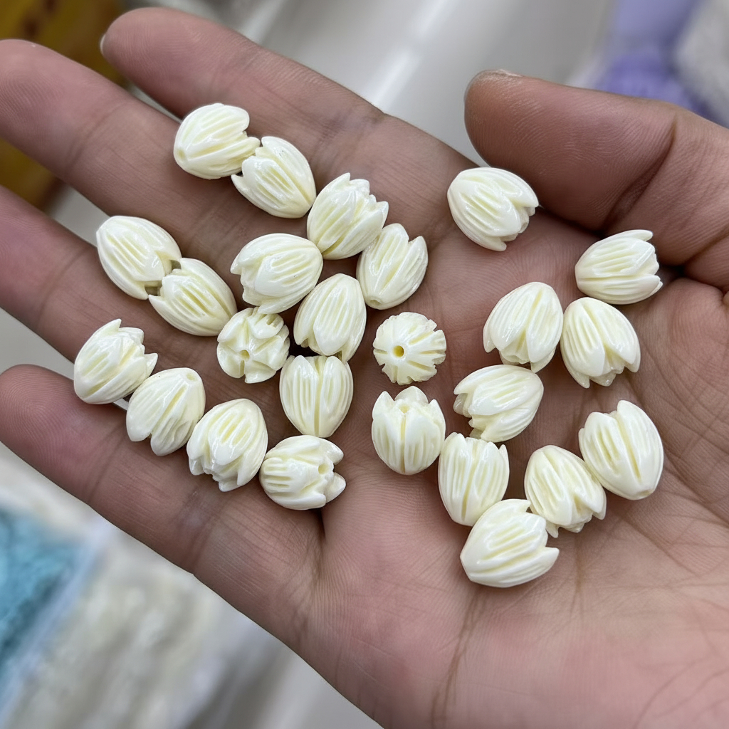 10*12mm lily of the valley/meter white