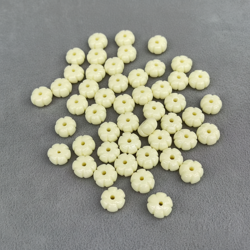 11mm pumpkin beads