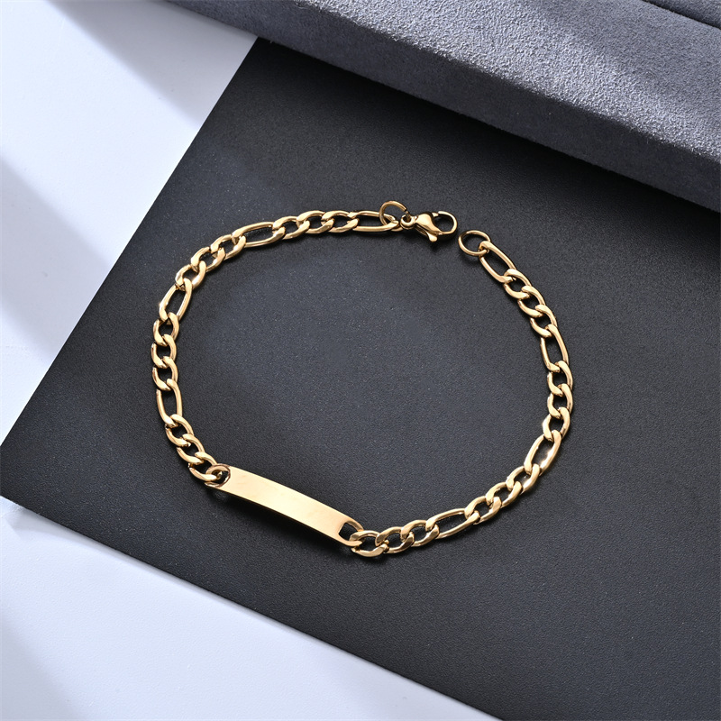 1.2X20cm NK three to one bend bracelet gold