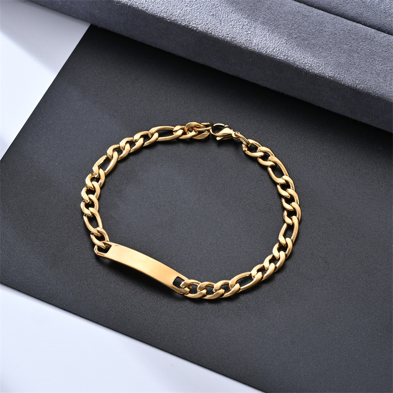 1.4X20cm NK three to one bend bracelet gold