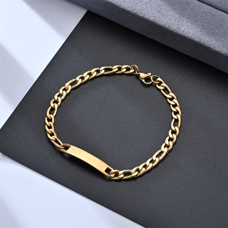 1.6X20cm NK three to one bend bracelet gold