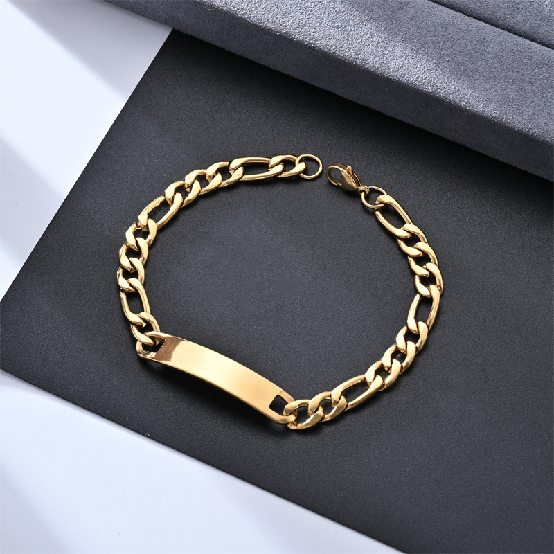1.8X20cm NK three to one bend bracelet gold