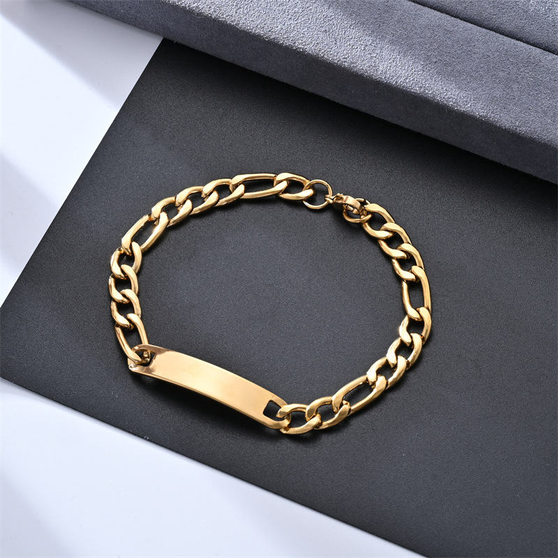 2.0X20cm NK three to one bend bracelet gold