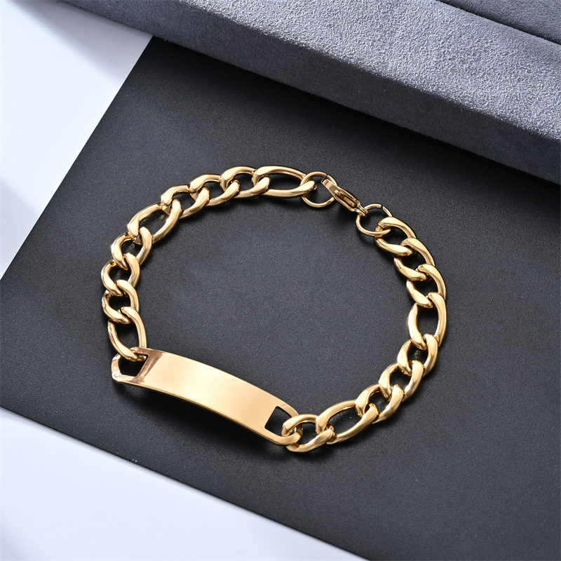 2.3X20cm NK three to one bend bracelet gold