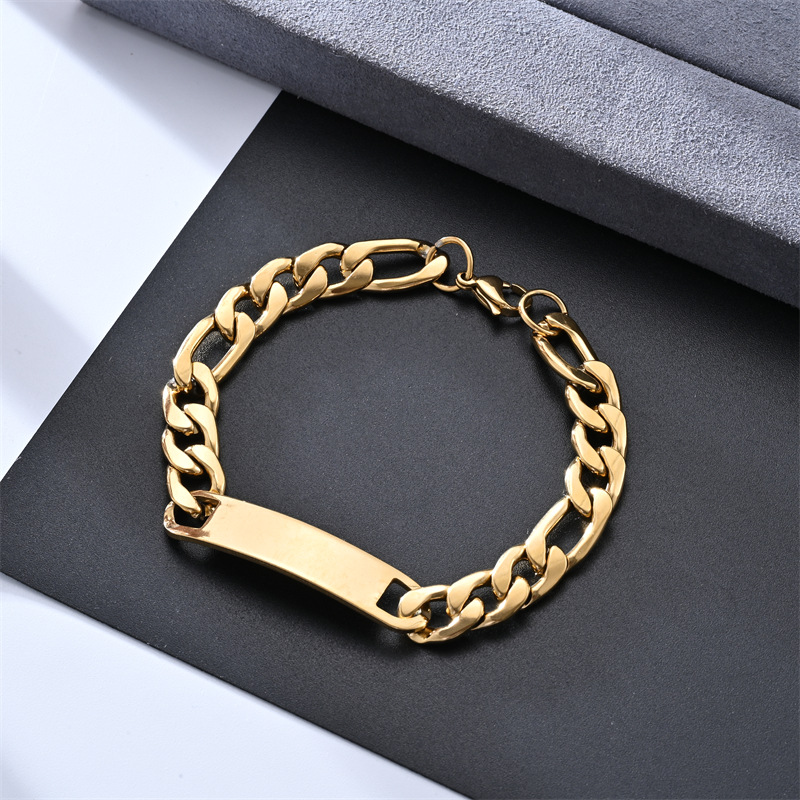 2.5X20cm NK three to one bend bracelet gold