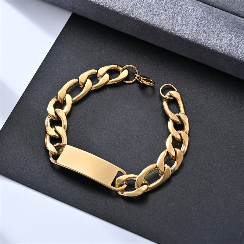 3.0X20cm NK three to one bend bracelet gold
