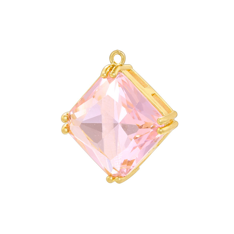 Golden pink diamond