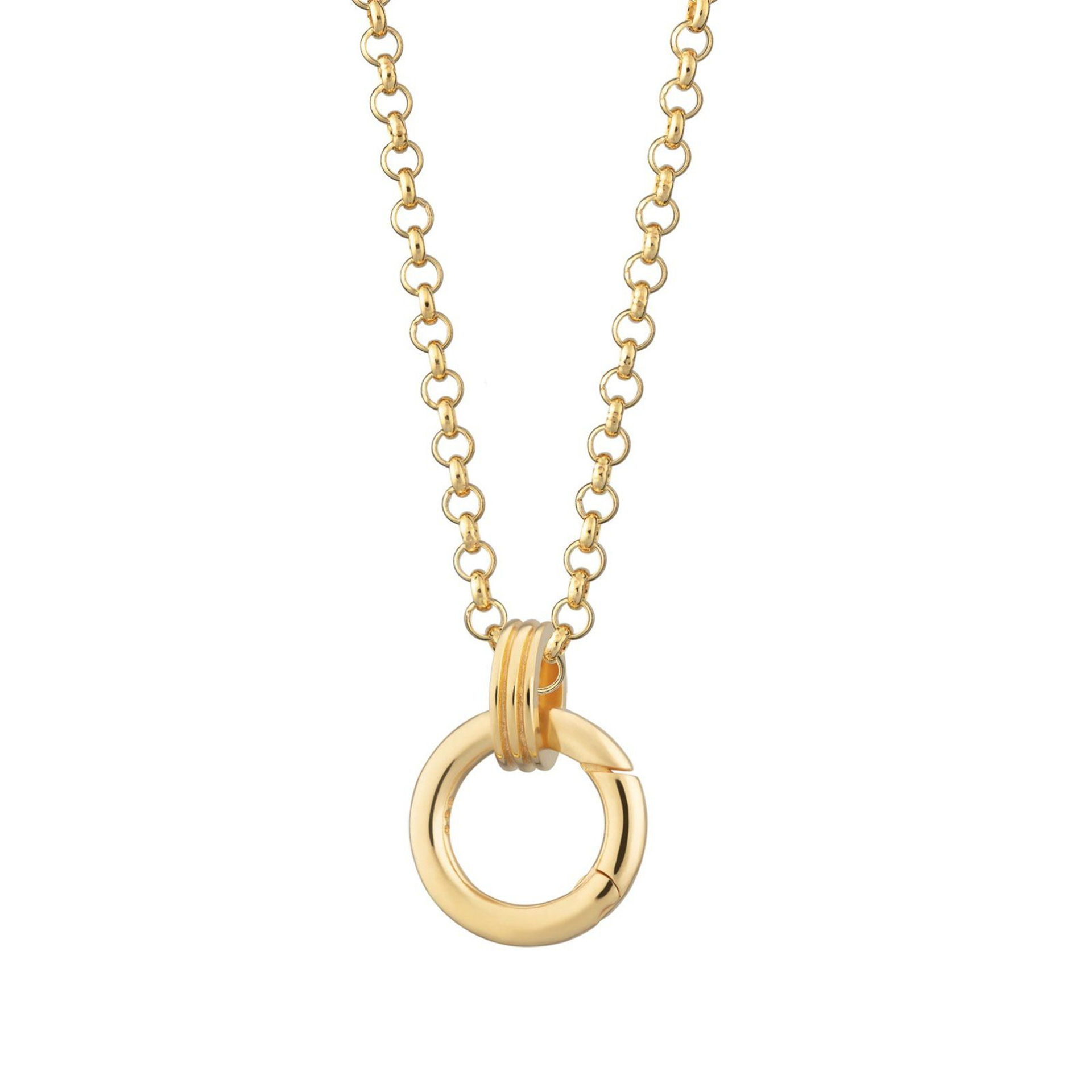 Gold live ring chain