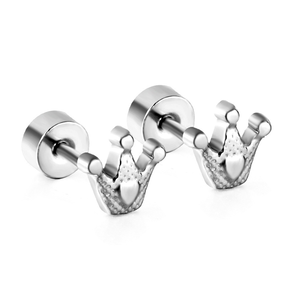 Plug Crown stud earrings EA624401S