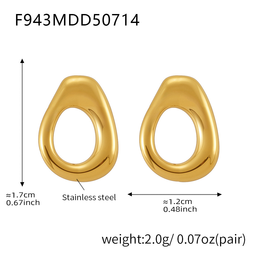 F943-gold earrings