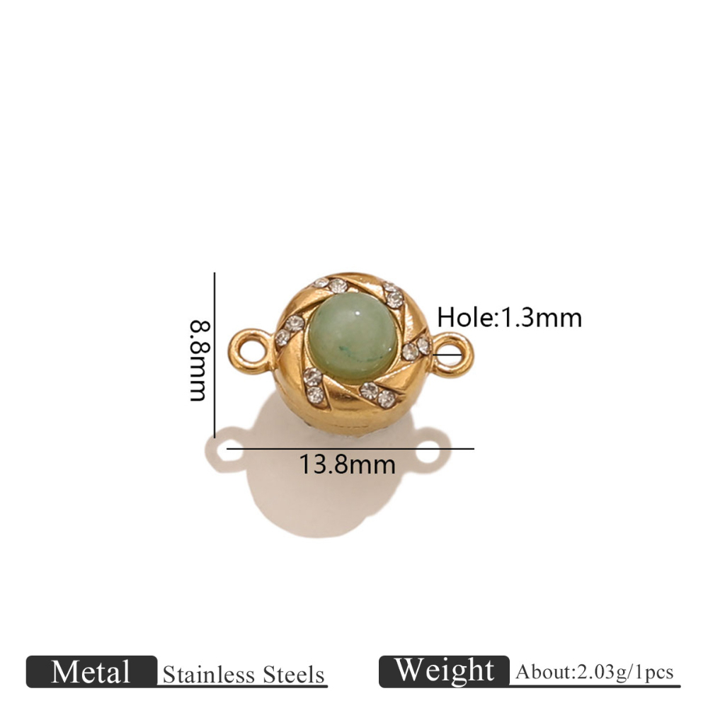 Green Aventurine gold